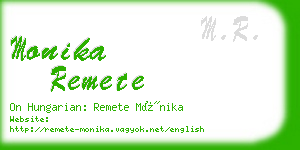 monika remete business card